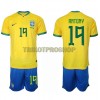 Original Trikotsatz Brasilien Antony 19 Heimtrikot WM 2022 Für Kinder